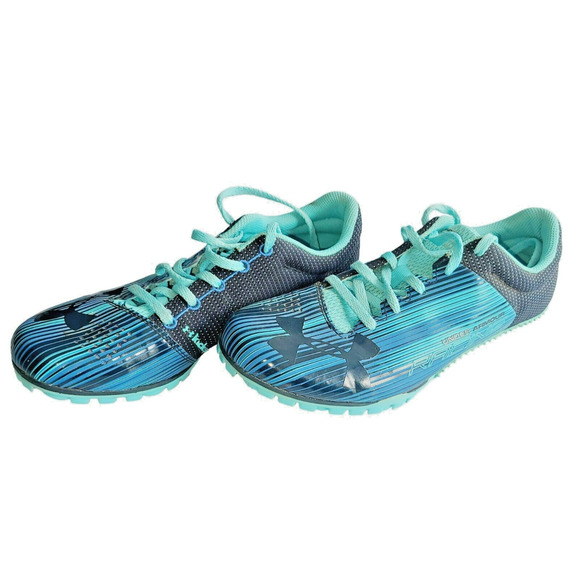 Under Armour‎ Racing Kick Spring Shoes Size 9 - Picture 1 of 5
